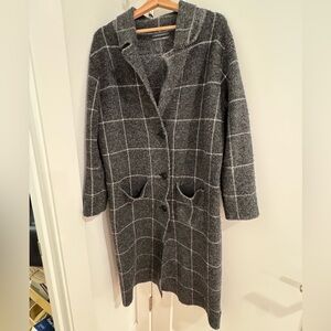 Anthropologie - Coat - Dark Gray - Size M - Pre-Owned- Please Check Pics